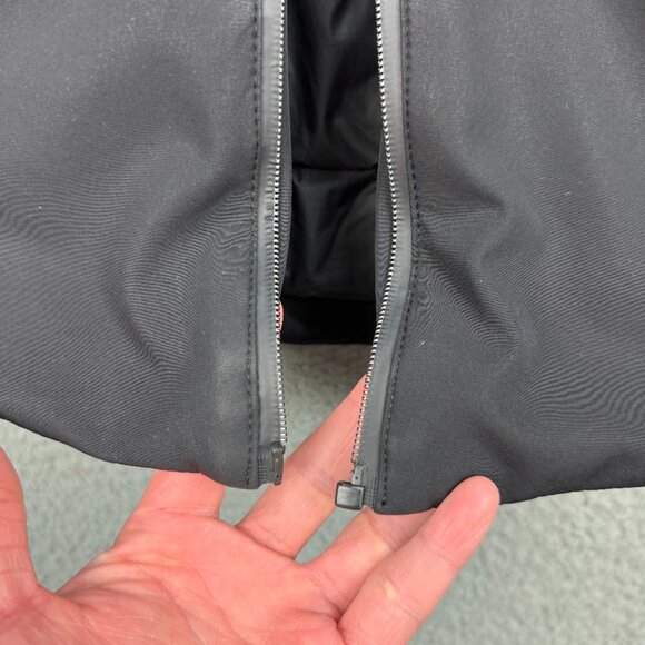 Yes Zee Coat Womens Extra Large XL Black Down Puffer Jacket Parka Hooded Winter - Picture 10 of 12